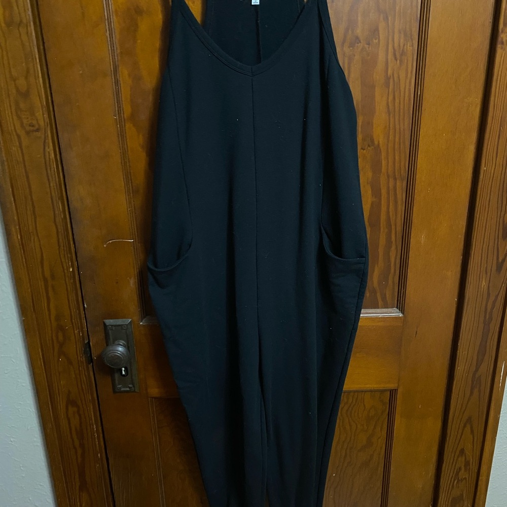 Elegant Black Sleeveless romper